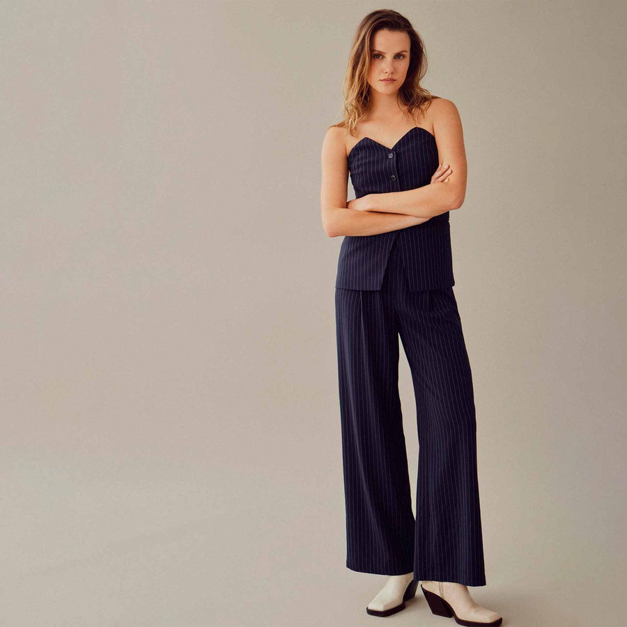 Vipits wide tailored pants