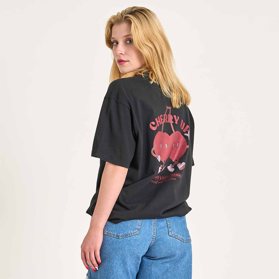 Mille boxy printed tee