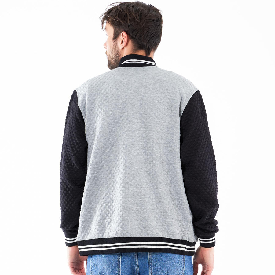 College sweat jacket