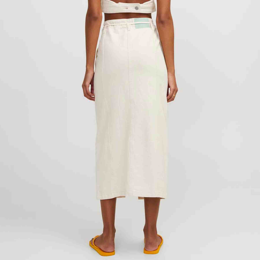 Jxdora long denim hw skirt