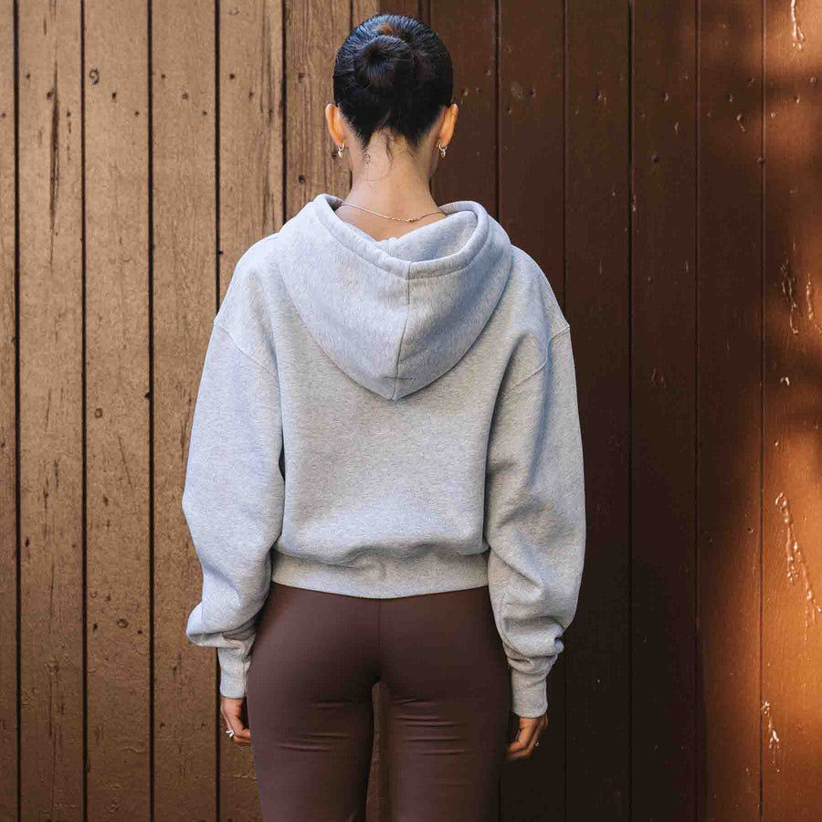 Organic fitted hoodie