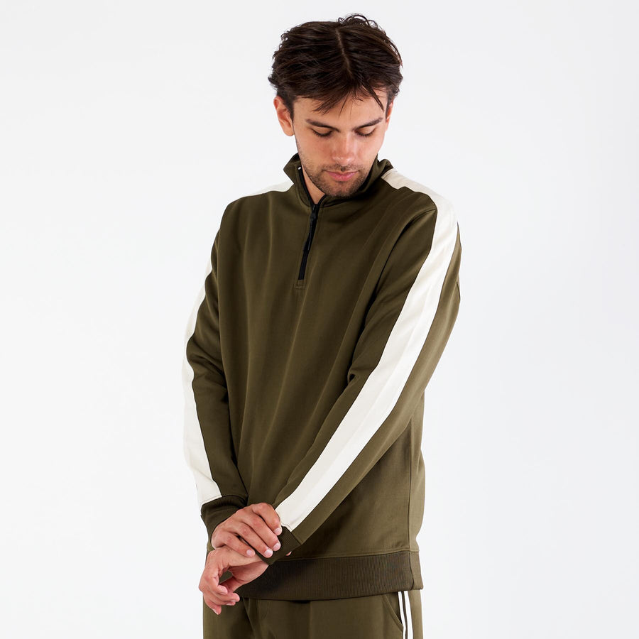 Pierre tape half zip