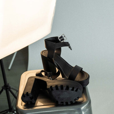 Psede leather sandalThumbnail