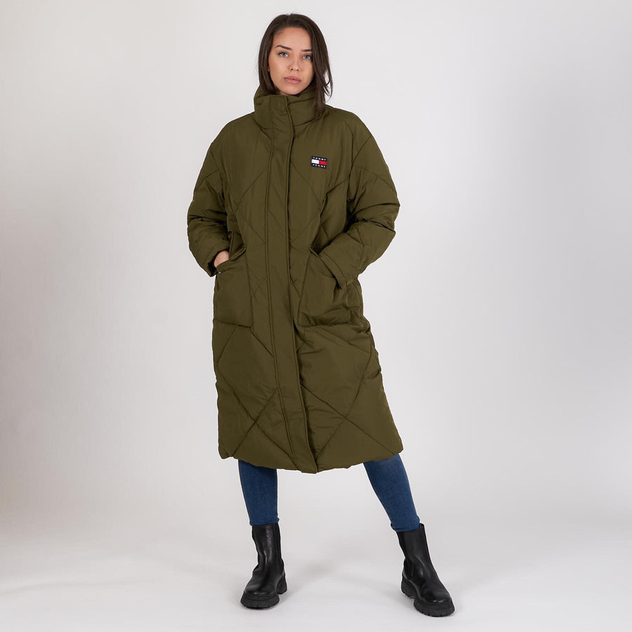 Longline fash puffer