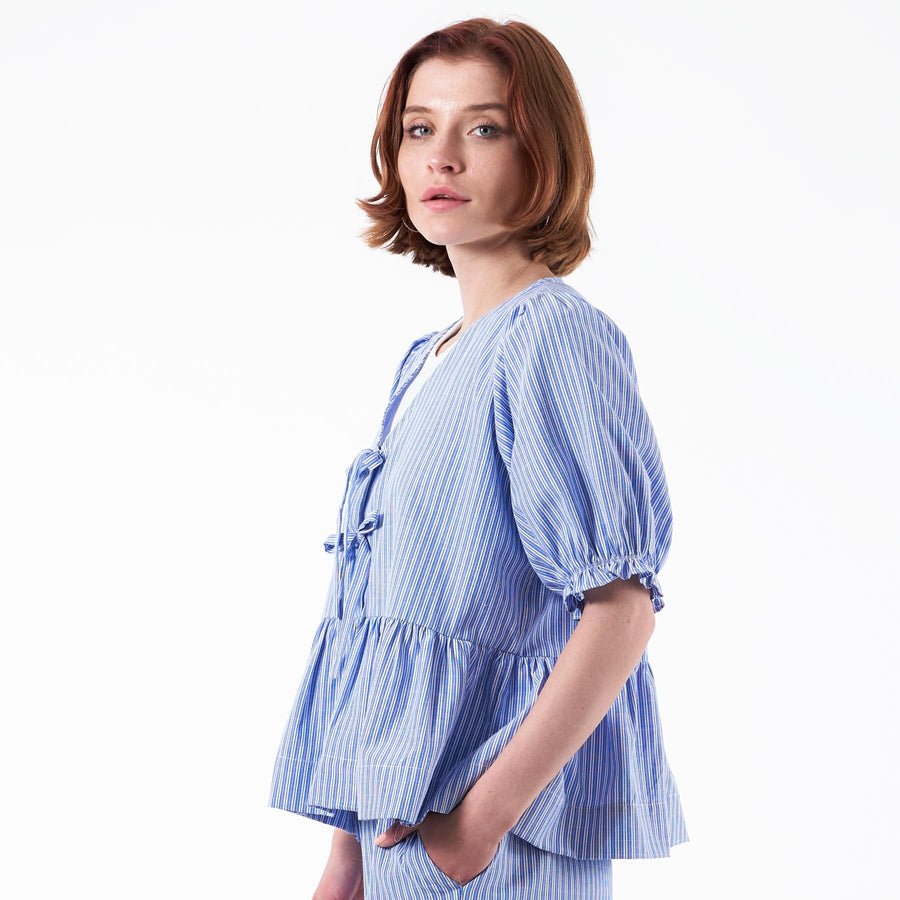 Belinda stripe blouse