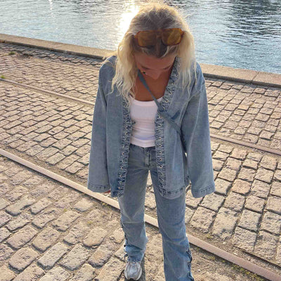 Pcfenda ls denim jacketThumbnail