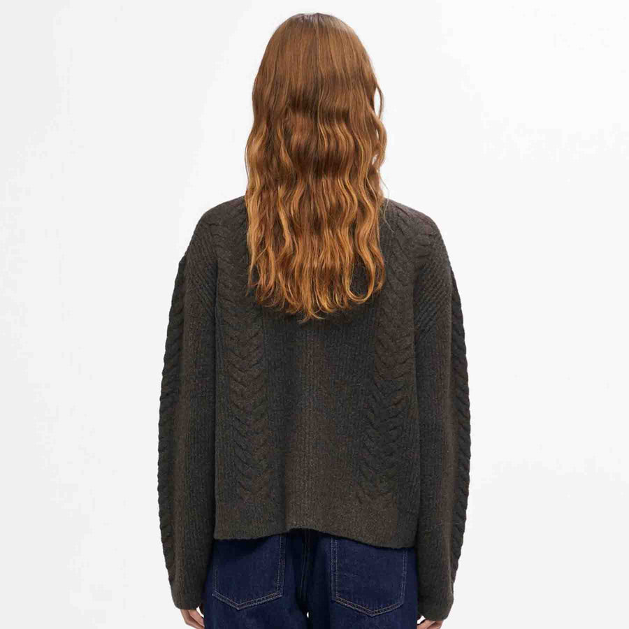 Objdonovani l/s knit cardigan