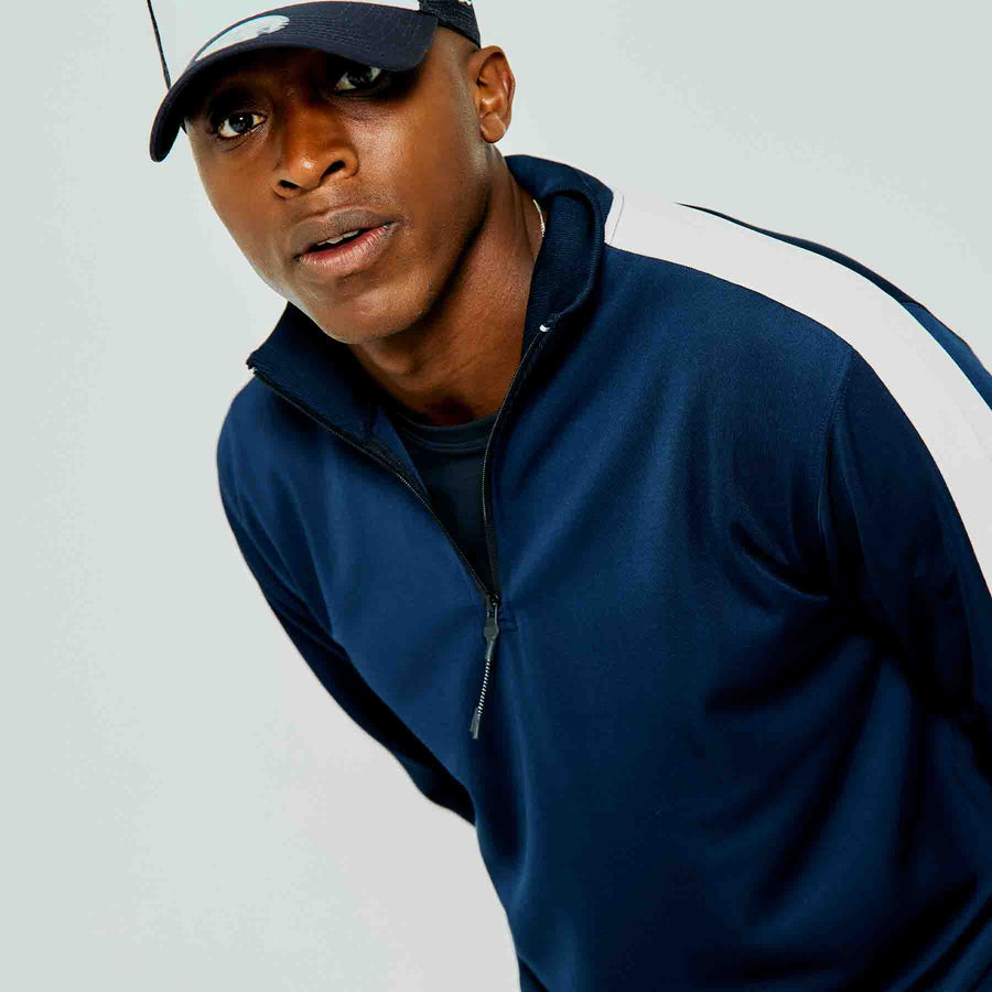 Pierre tape half zip