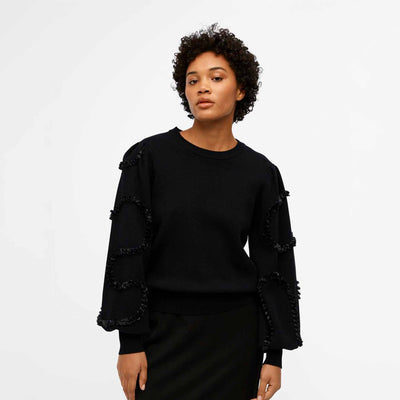 Objdidi l/s o-neck knit pullovThumbnail