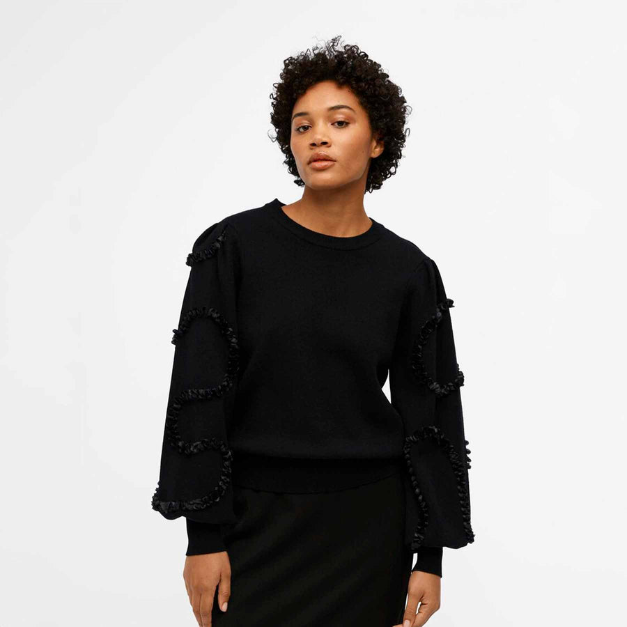 Objdidi l/s o-neck knit pullov