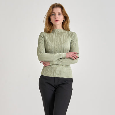 Vinira funnel neck l/s topThumbnail
