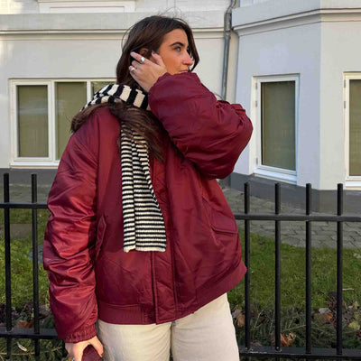 Objmary oversize bomber jacketThumbnail