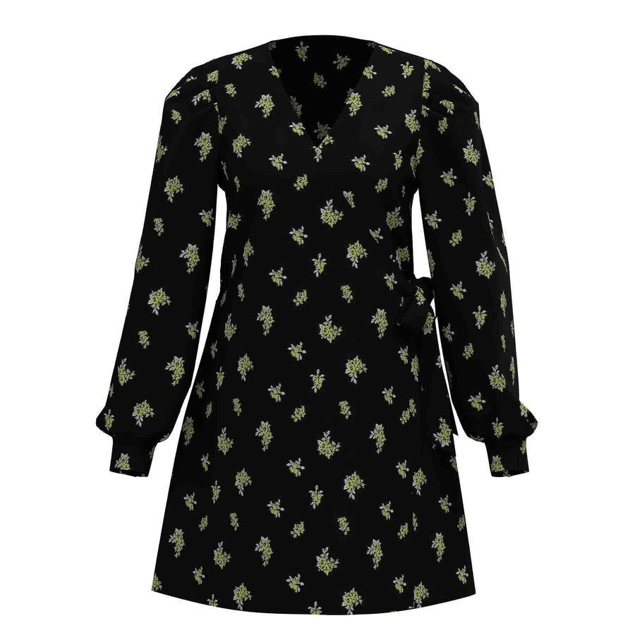 Pcliva ls wrap dress