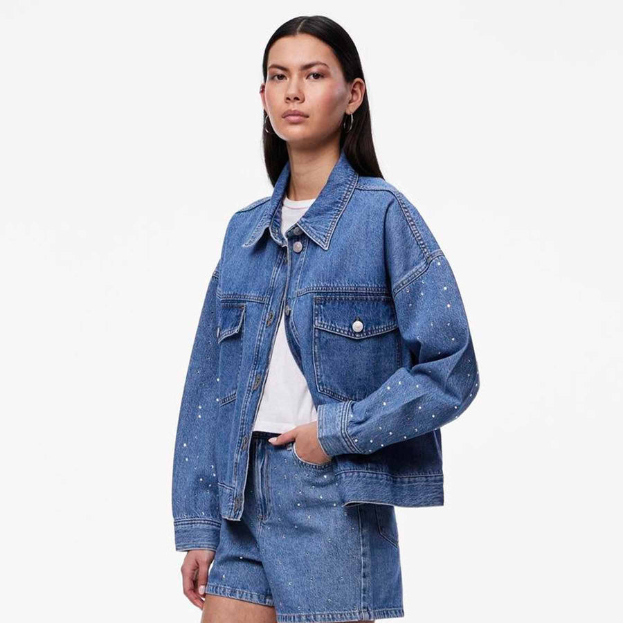 Pcsky rhinestone jacket