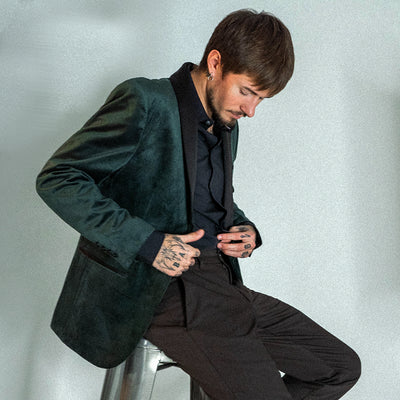 Velour blazerThumbnail