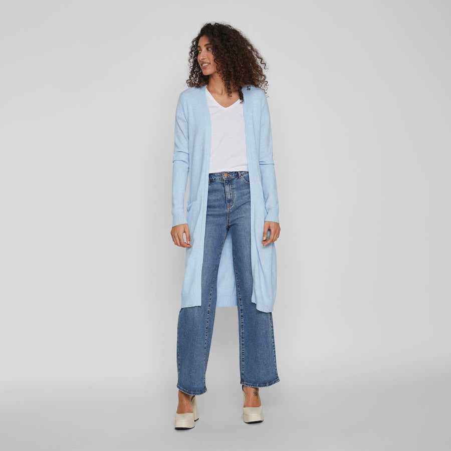 Viril long knit cardigan