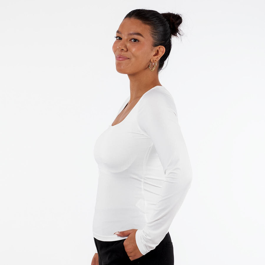 Sigga square neck ls