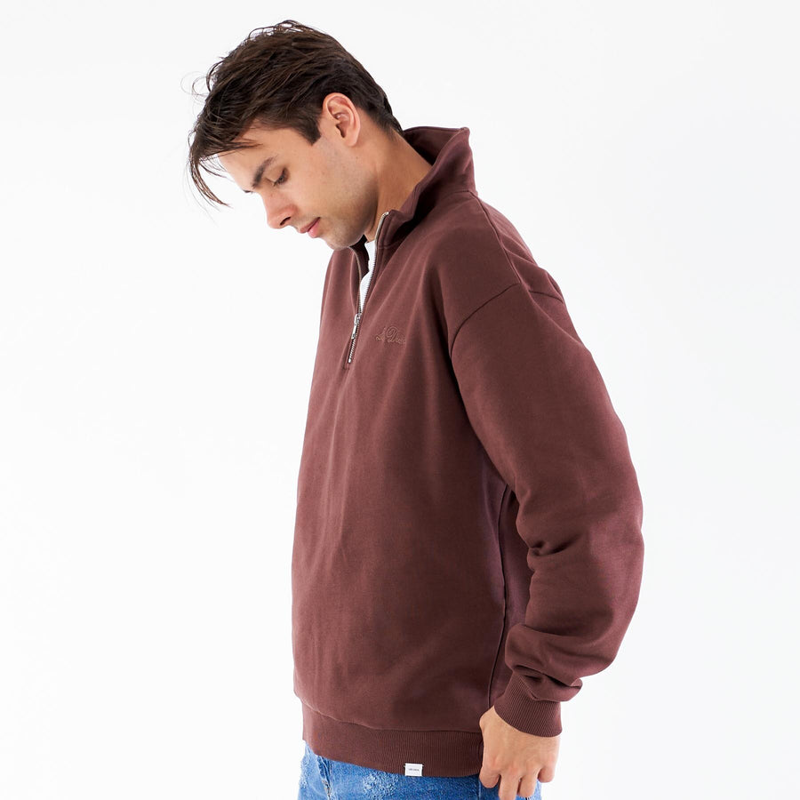 Crew half-zip sweat