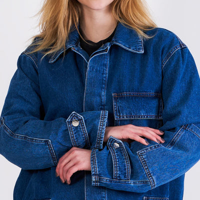 Denim johnny jacketThumbnail