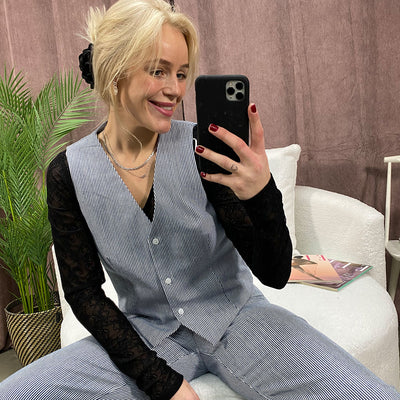 Purcasso pinstripe vestThumbnail