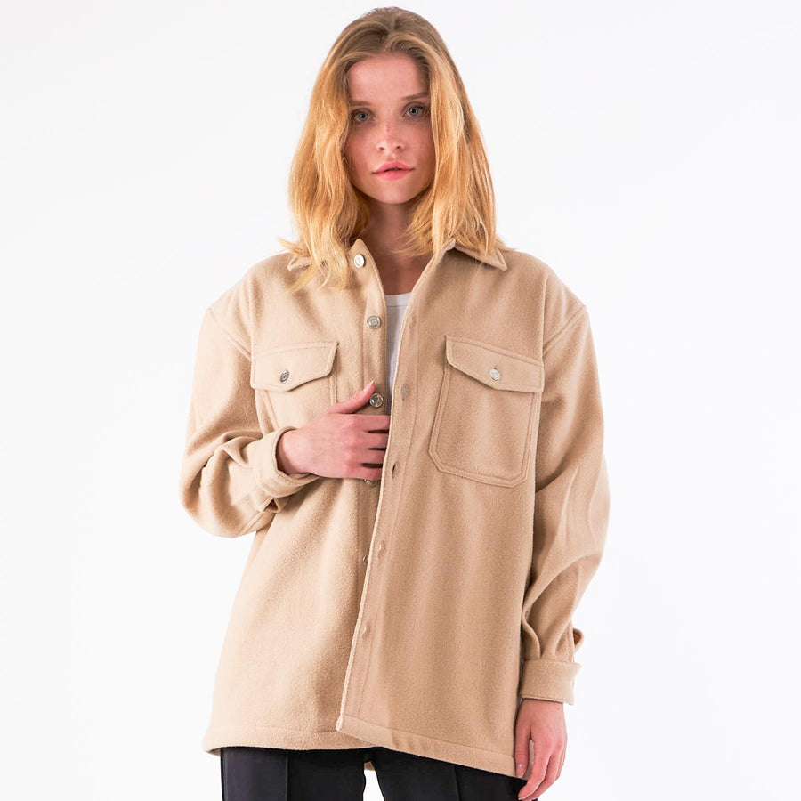 Jannie solid overshirt