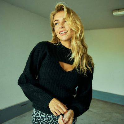 Leslie bolero knitThumbnail