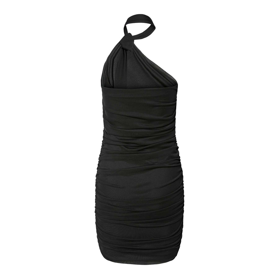 Pcnalle sl halterneck mesh dress