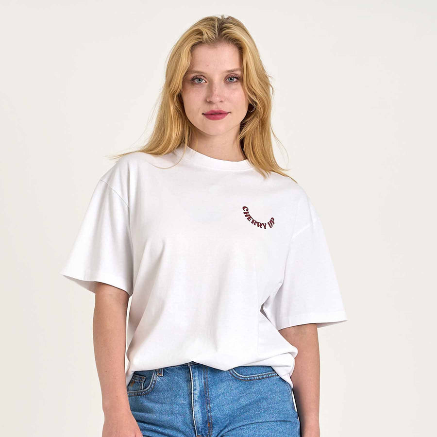 Mille boxy printed tee