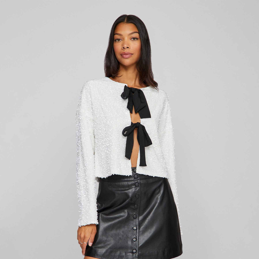 Viaria l/s o-neck cardigan