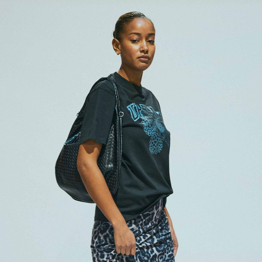 Mille boxy printed tee