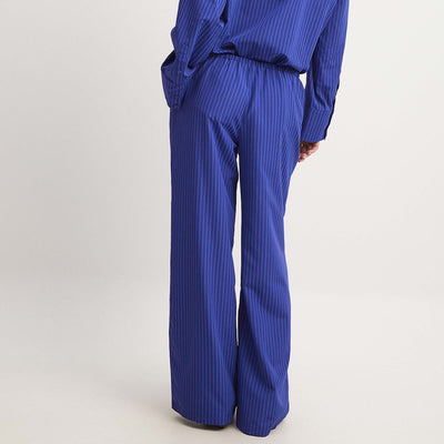 Striped mid waist trousersThumbnail