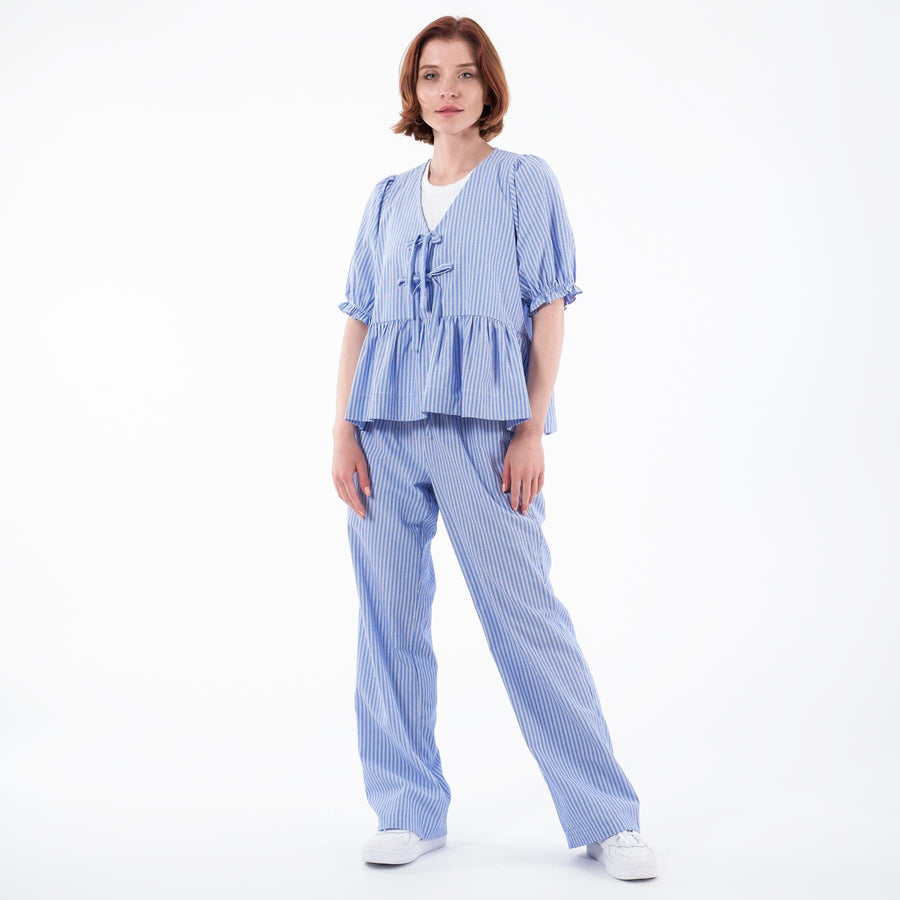 Belinda stripe blouse