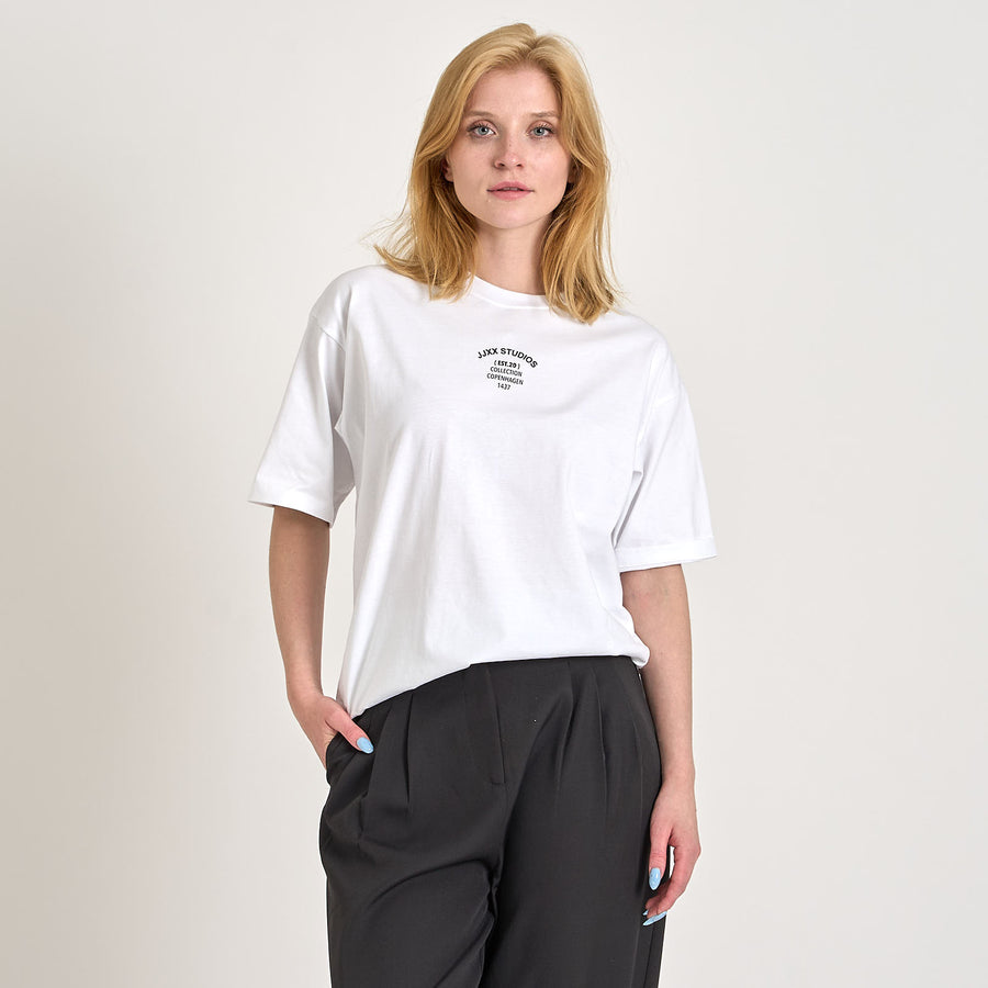 Jxalva loose ss print tee