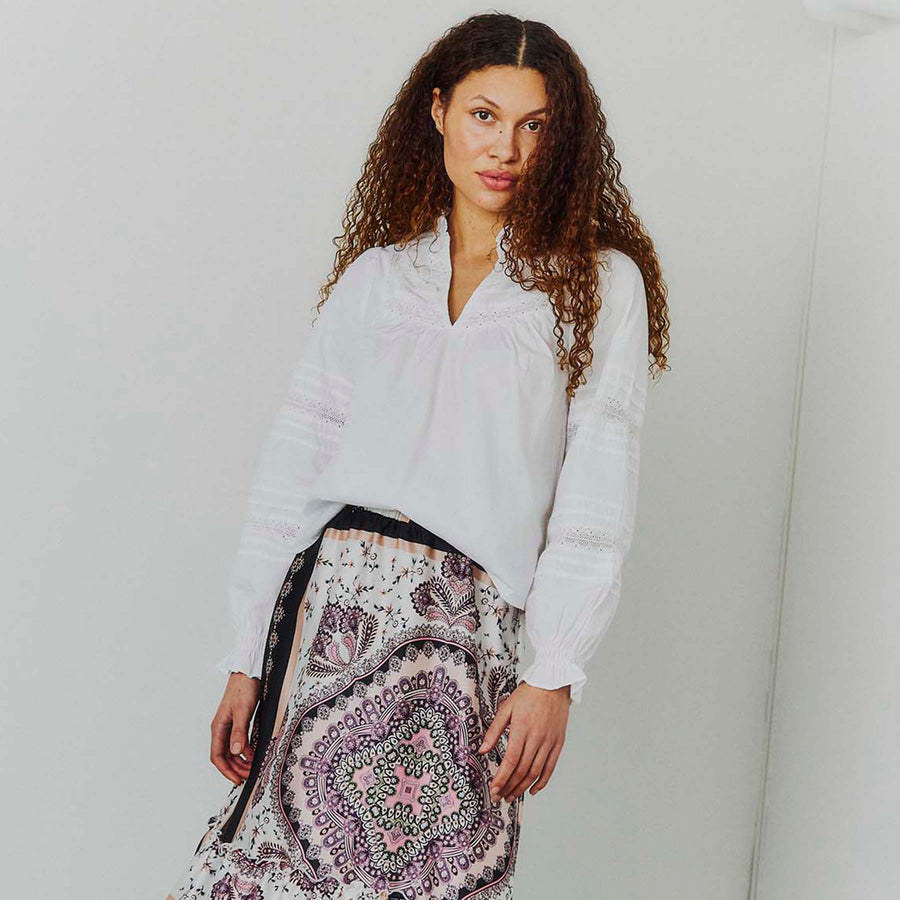 Esla poplin blouse