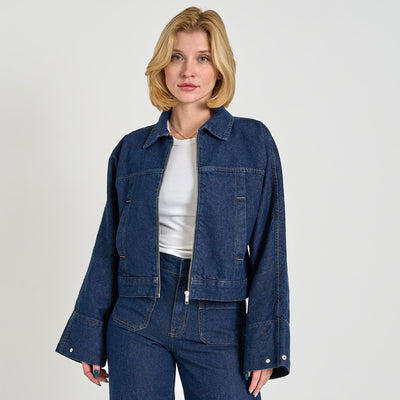 Objboletta re l/s denim jacketThumbnail