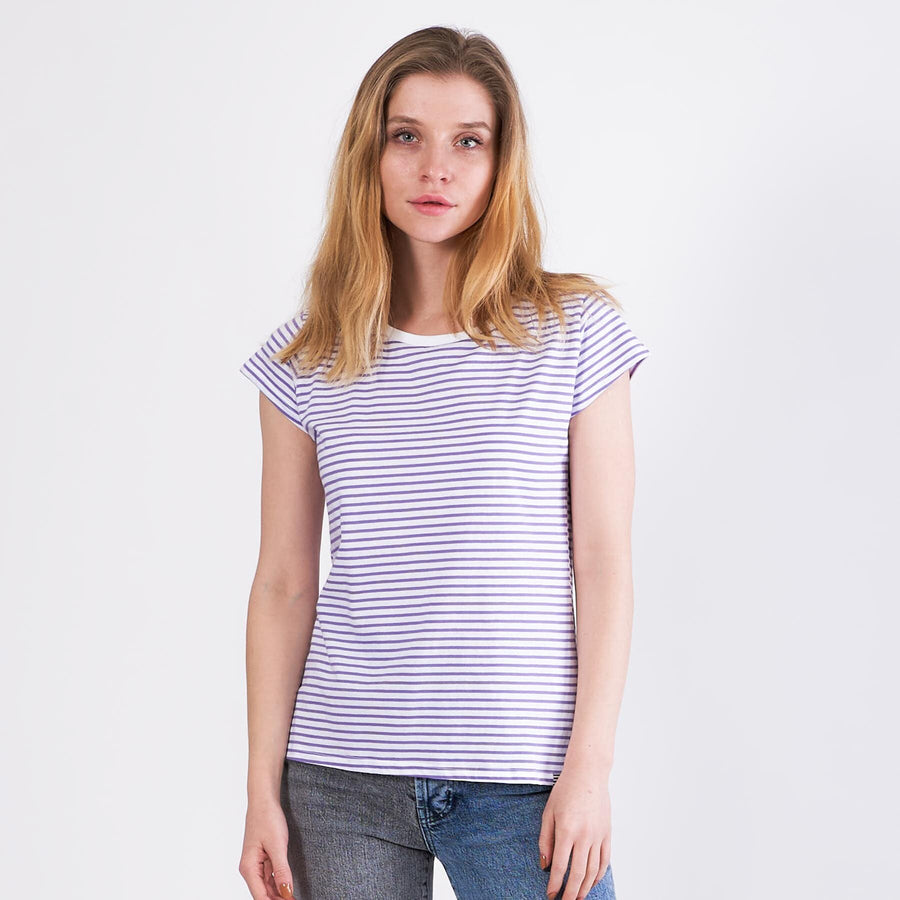 Organic stripe tee