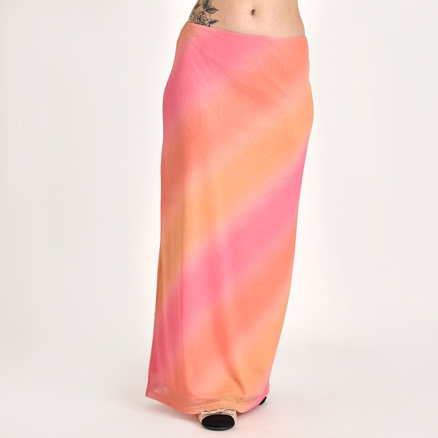 Purmillymy mesh long skirt