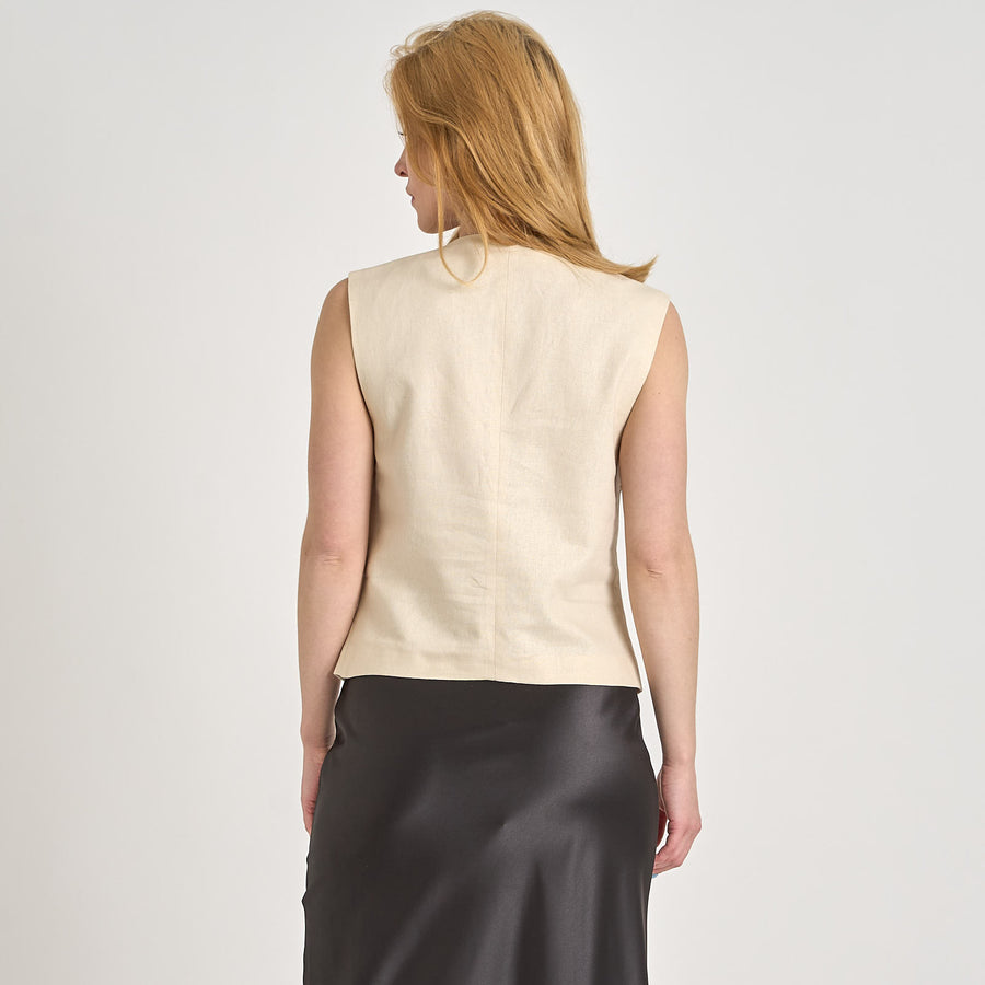 Jxmary linen waistcoat