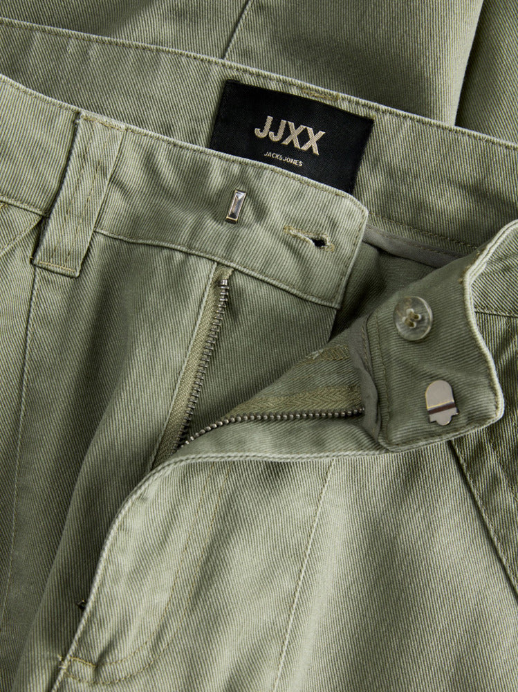 JXRINA FRAY BARREL CARGO PANT