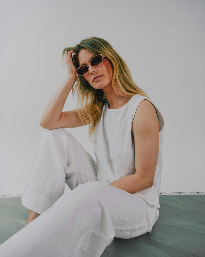 Jocely embroidery pants