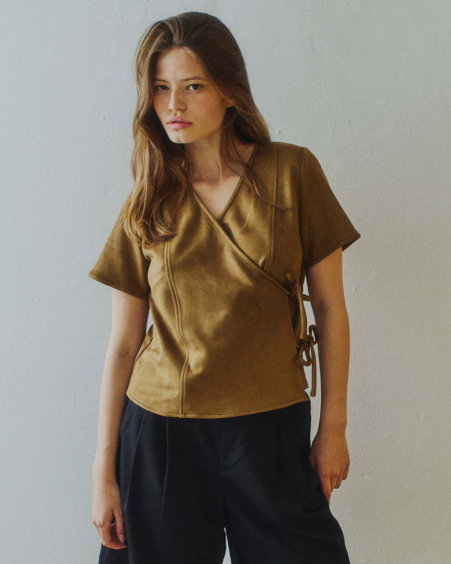 Mira suede wrap