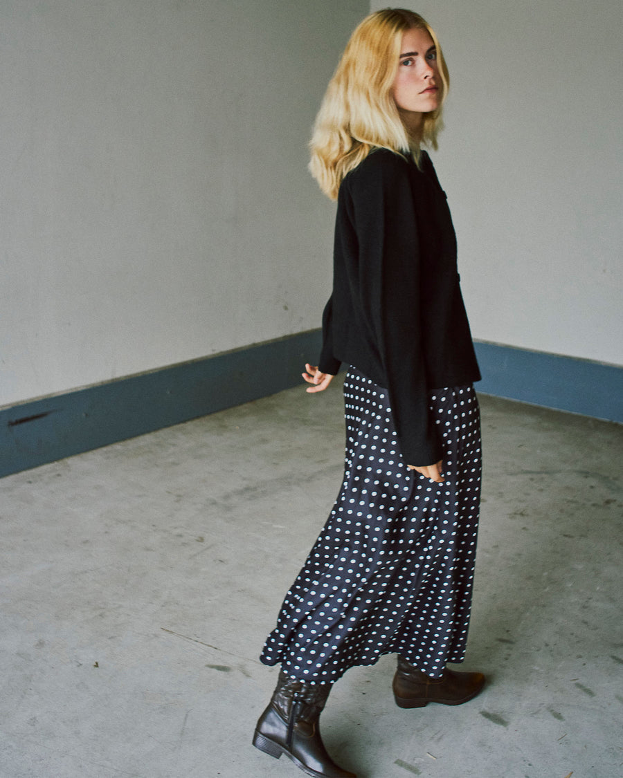 Klara satin skirt