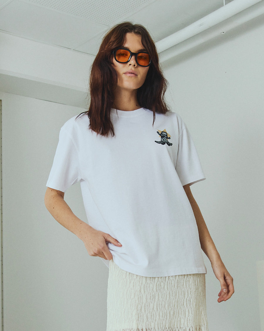 Mille boxy printed tee