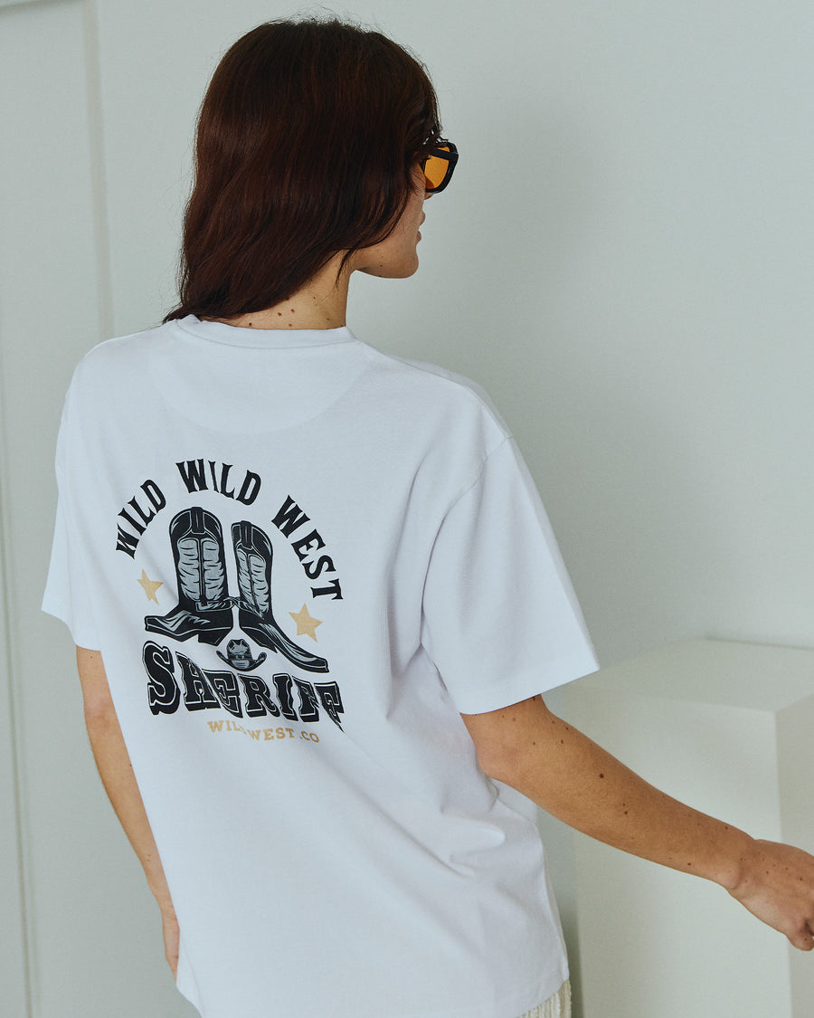 Mille boxy printed tee