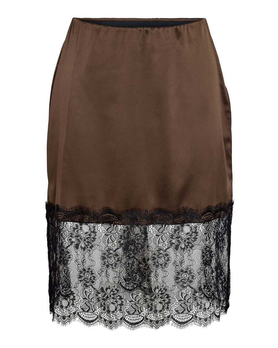 NMINFERNO SATIN LACE SKIRT