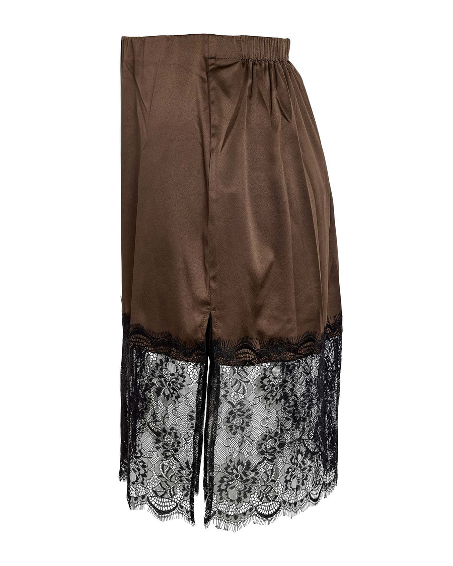 NMINFERNO SATIN LACE SKIRT