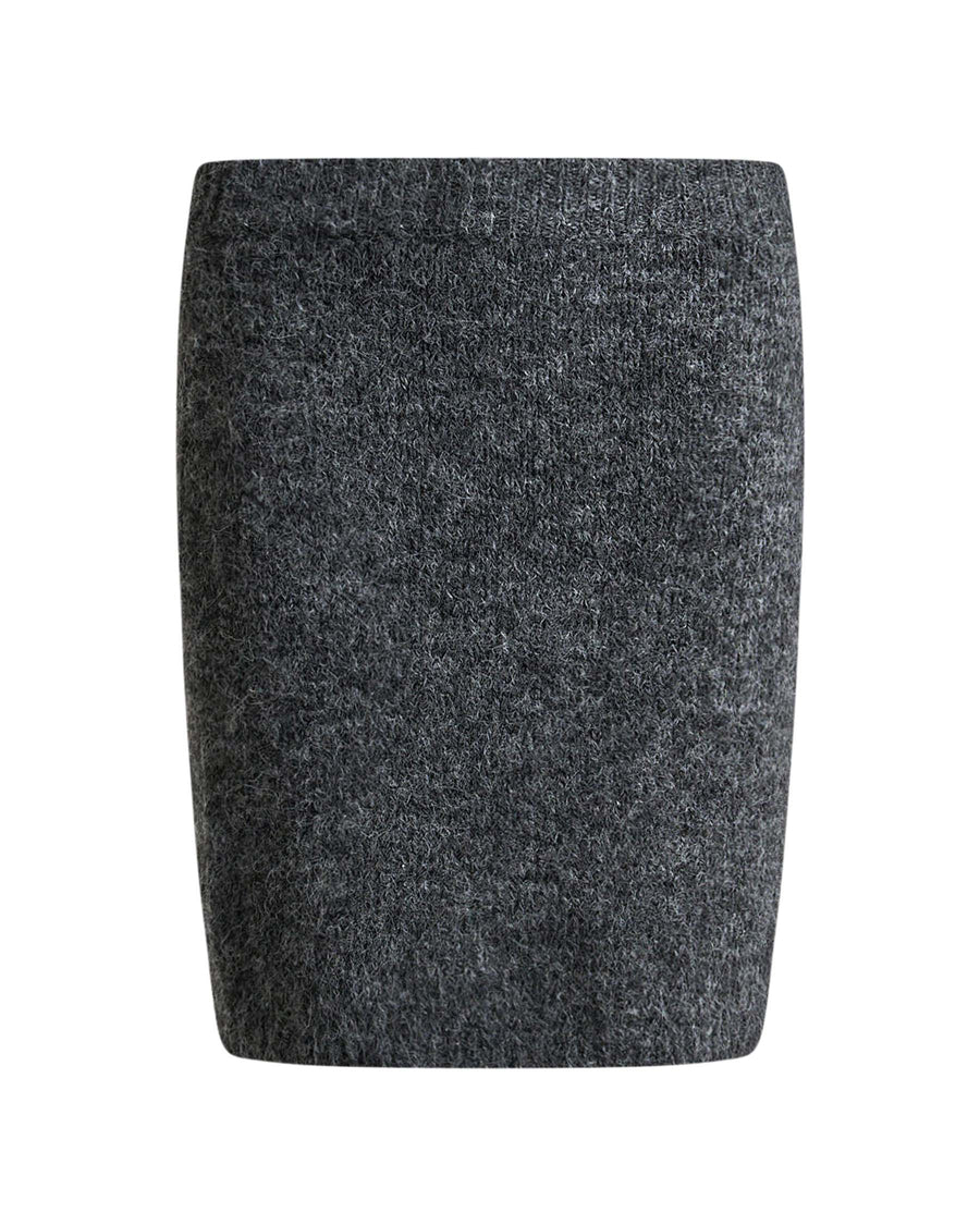 Nona fluffy knit skirt