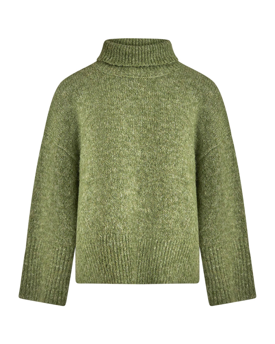 Nona fluffy highneck knit