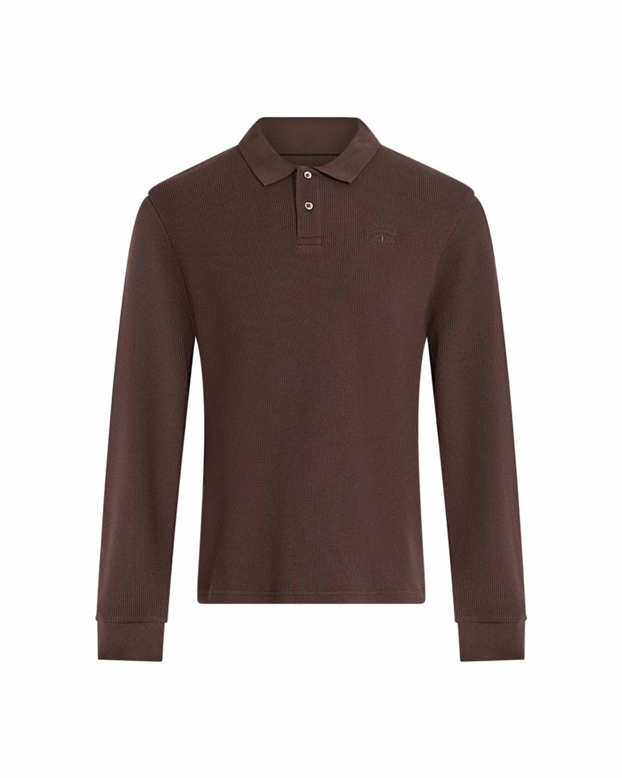 Lamine Waffle Ls Polo