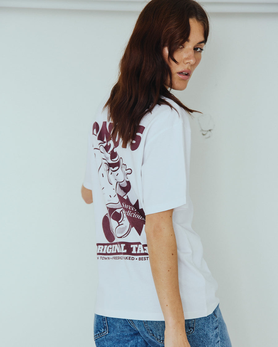 Mille boxy printed tee